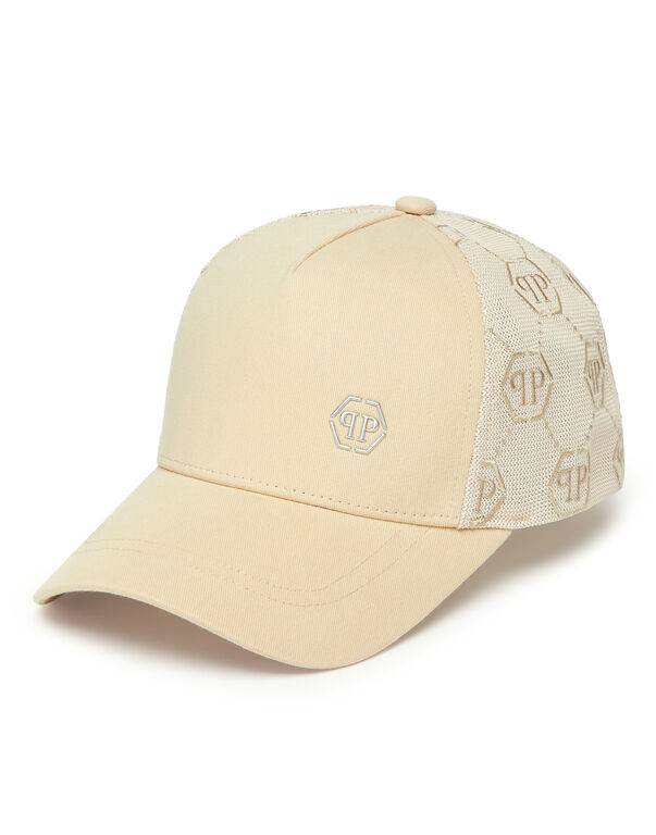 Baseball Cap Hexagon beige