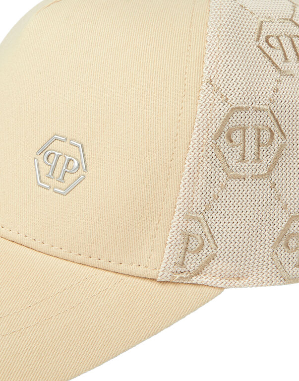 Baseball Cap Hexagon beige