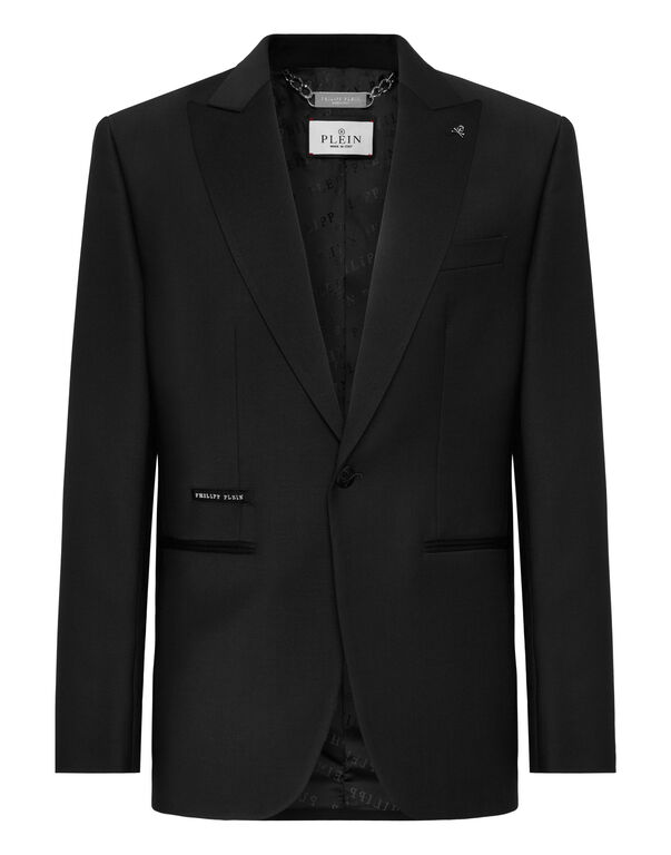 Wool Blazer Teddy Waiter black
