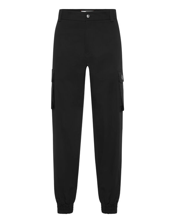 Trousers Cargo Fit black