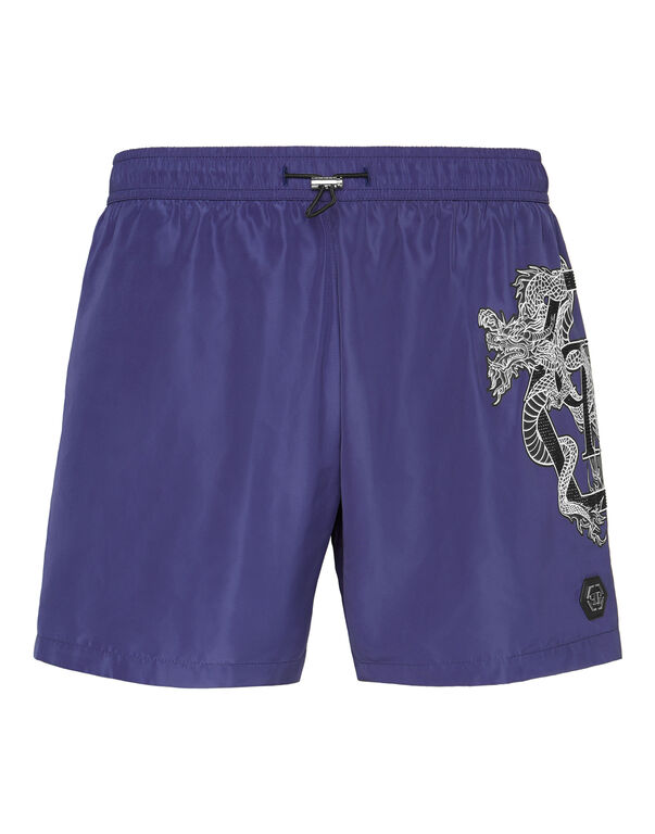 Beachwear Short Trousers Dragon navy