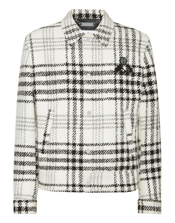 Jacket LS Gothic Plein white / black