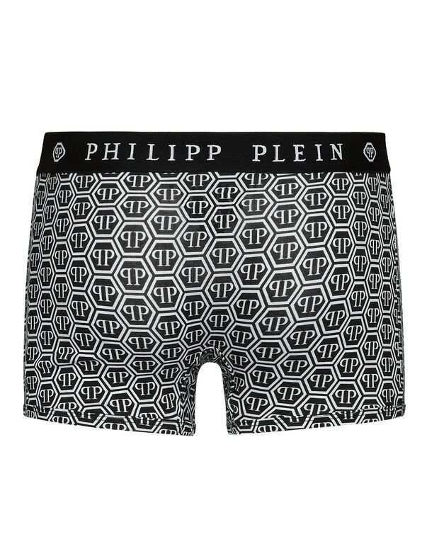Boxer Hexagon black