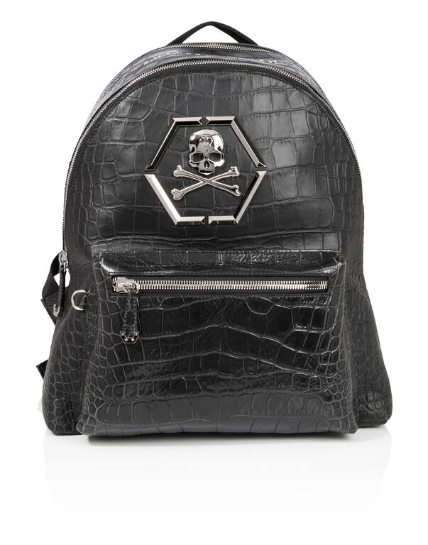 Backpack "logan" black/nickel