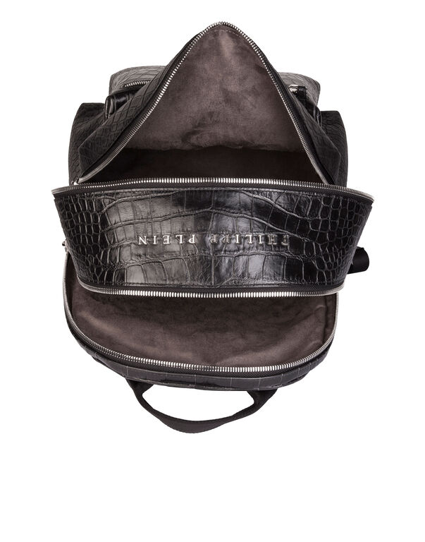 Backpack "logan" black/nickel