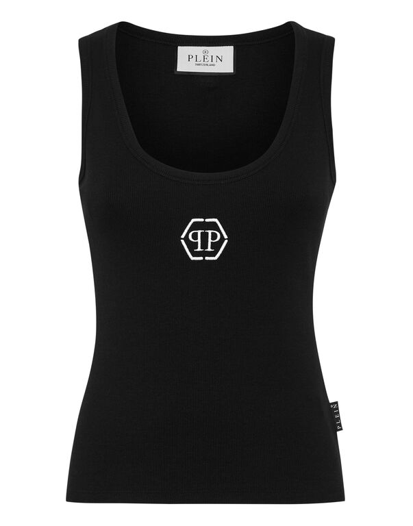 Tank Top Hexagon black