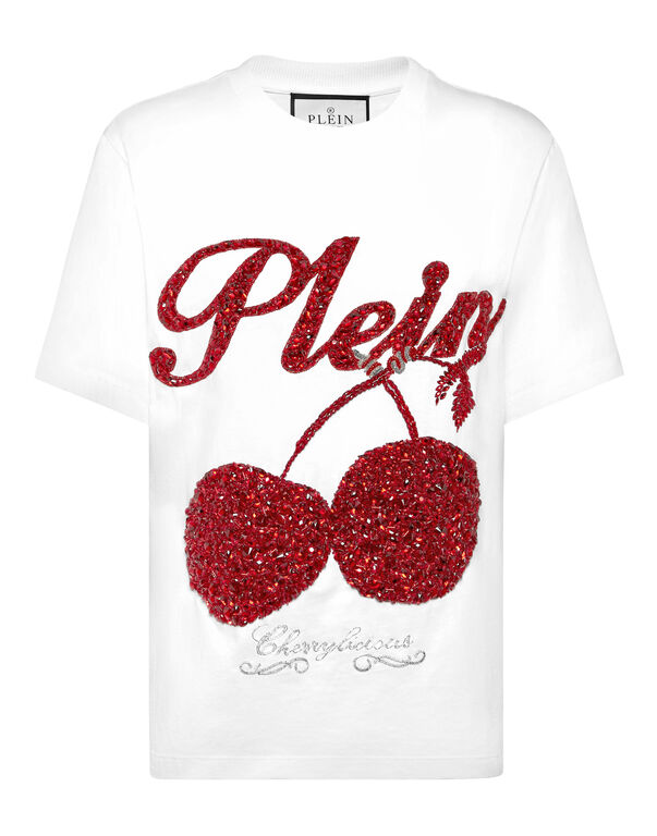 T-Shirt Man Fit Cherries white