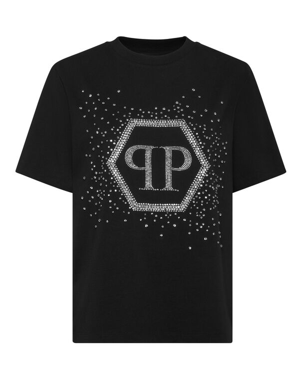 T-Shirt Man Fit Hexagon black