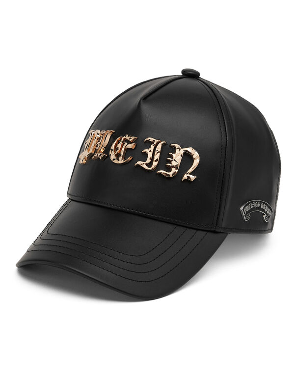 Baseball Cap Gothic Plein black/black matt