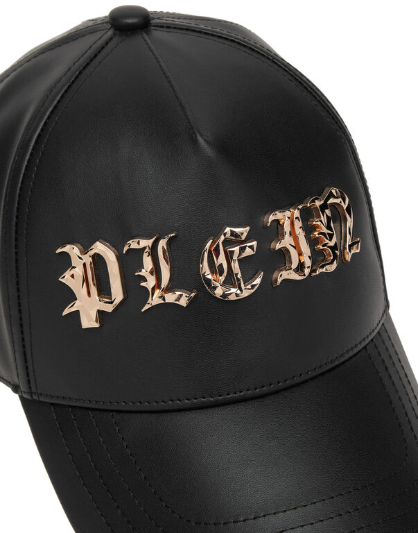 Baseball Cap Gothic Plein black/black matt