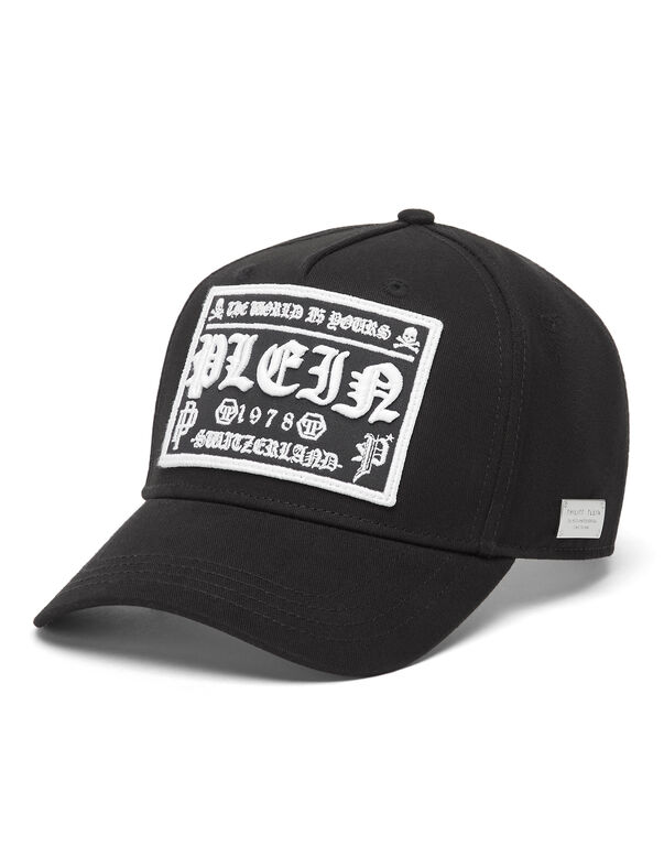 Baseball Cap Gothic Plein black