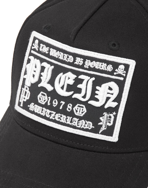 Baseball Cap Gothic Plein black
