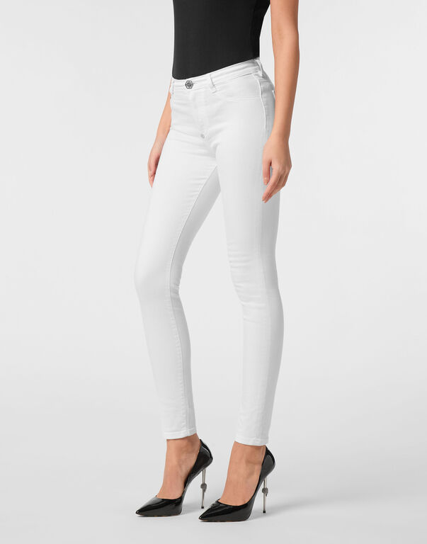 Denim High Waist Jegging Logo Summer Snow