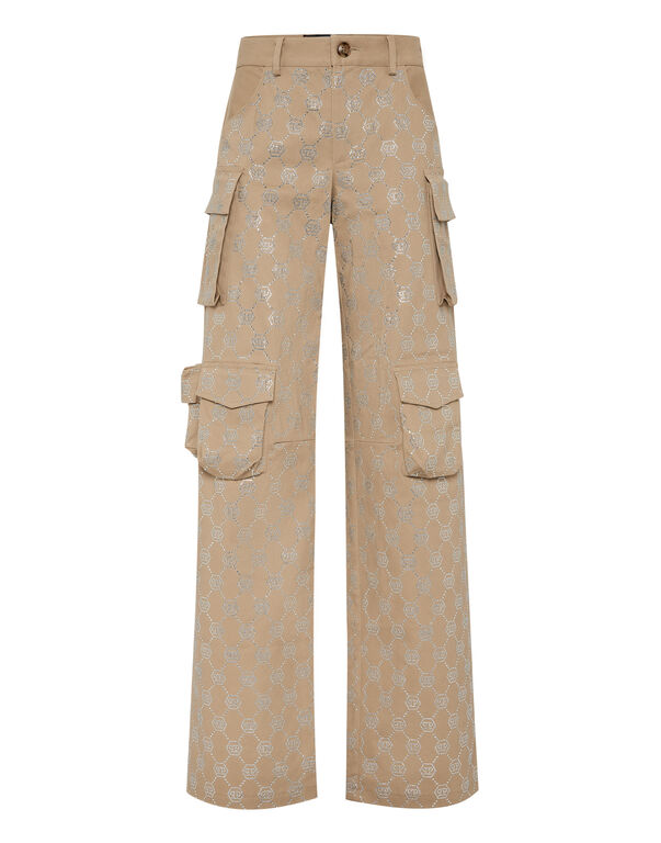 Long Trousers Cargo Fit Strass Monogram beige 1 3193-long-trousers-cargo-fit-strass-monogram-beige-1.jpg