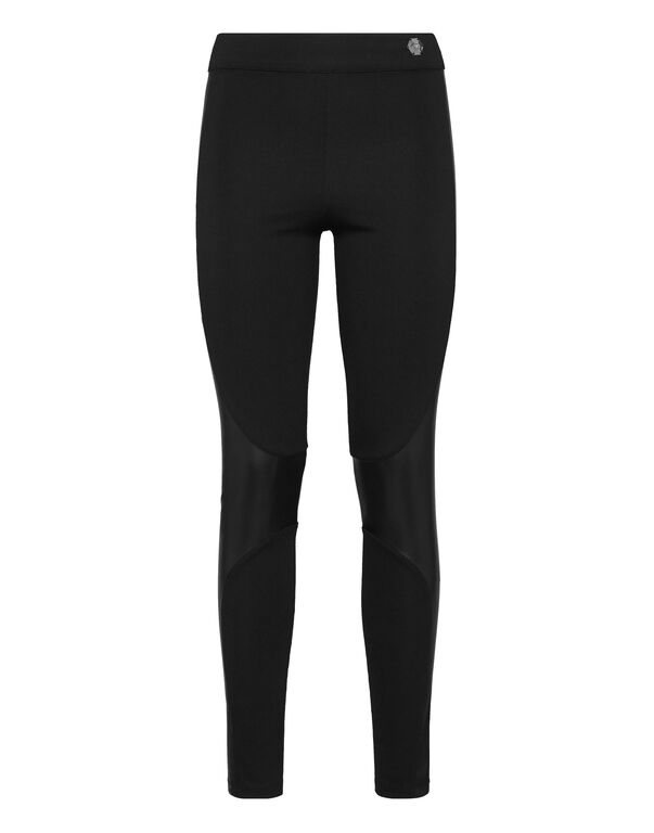 Faux Leather Leggings black
