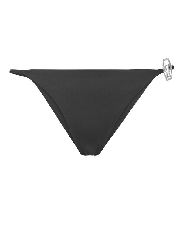 Swimwear Bottom Slip Crystal black