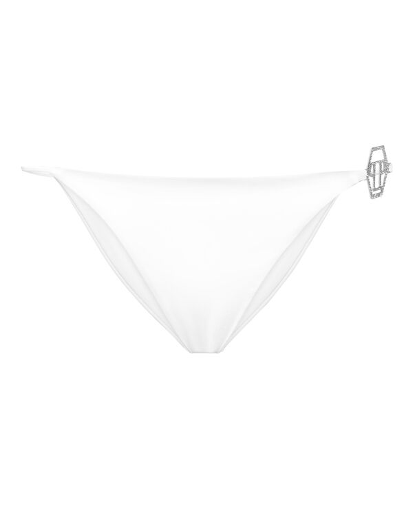 Swimwear Bottom Slip Crystal white