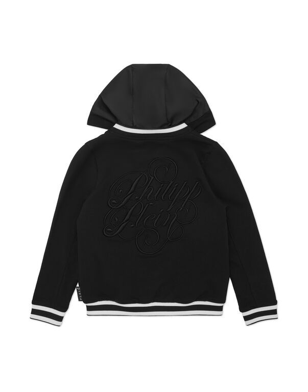 Bomber Hoodie Jacket black
