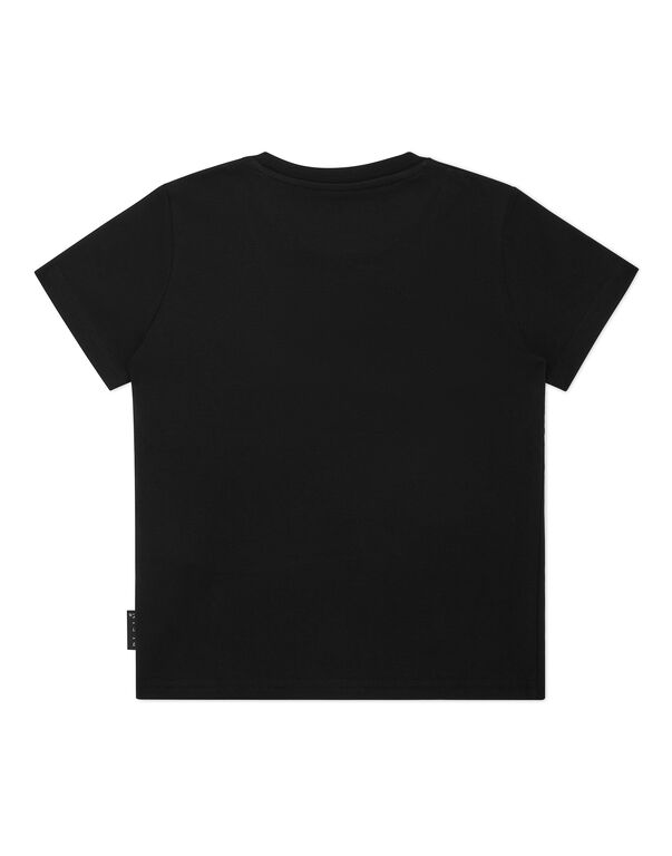 T-shirt Round Neck SS Gothic Plein black