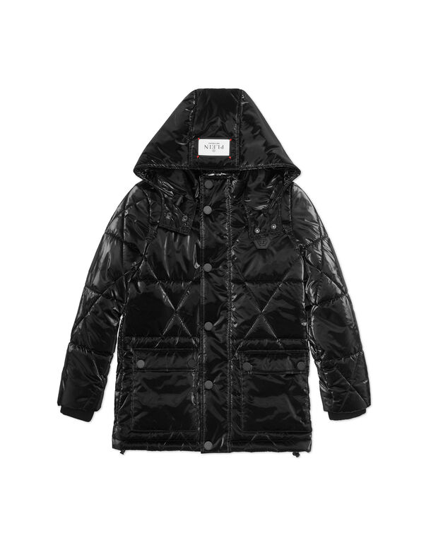 Puffer Jacket Hexagon black