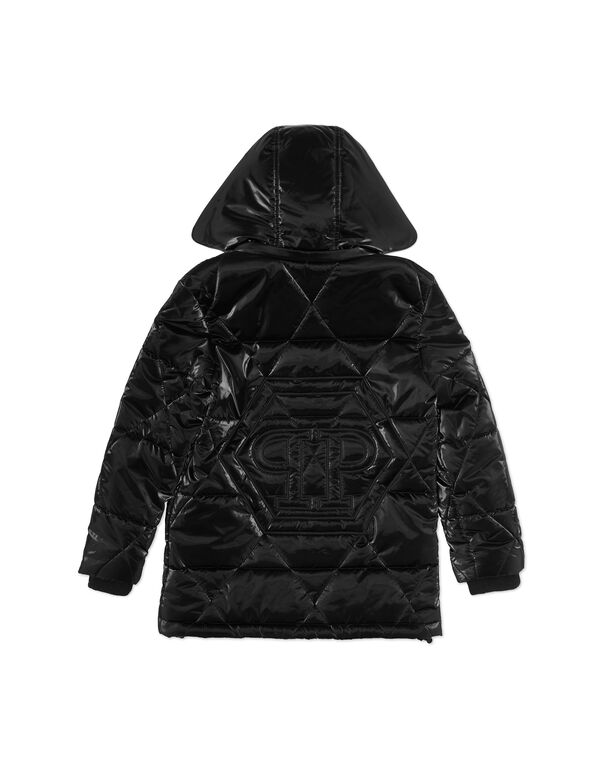 Puffer Jacket Hexagon black