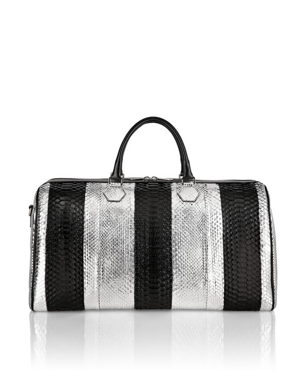 Python Handle Bag black/silver