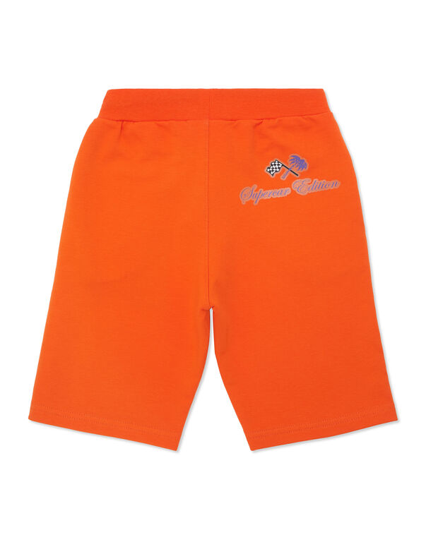 Baggy Fit Shorts Racing Club orange
