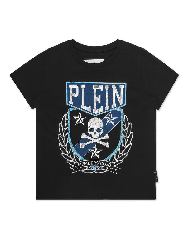 T-shirt Round Neck SS Patches black