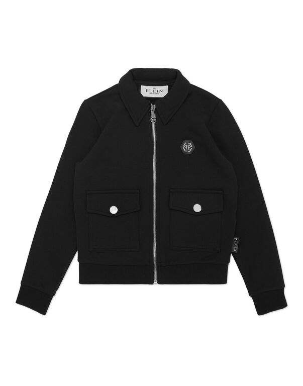 Jacket Coster Fleece black