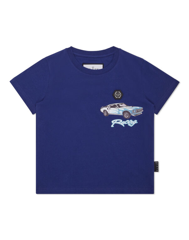 Jersey T-shirt Round Neck SS Cars Racing dark blue
