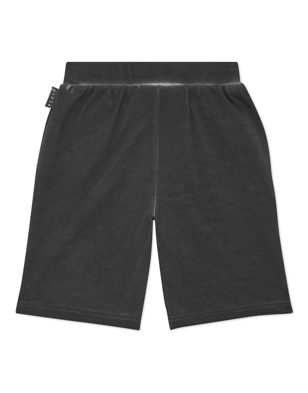 Jogging Shorts Basic Plein Old dye black