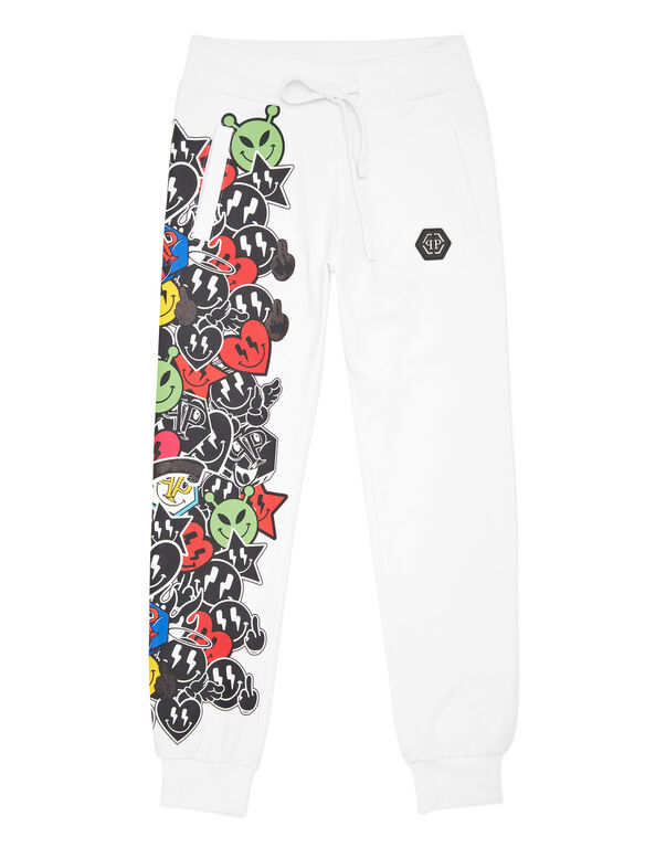 Jogging Trousers Smile white