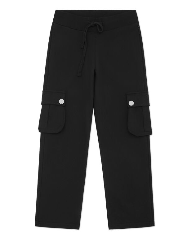 Jogging Trousers Cargo Loose Cut black