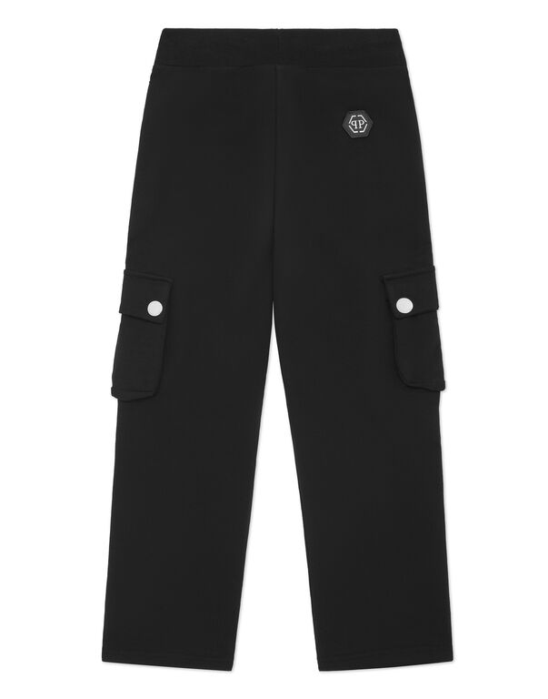 Jogging Trousers Cargo Loose Cut black