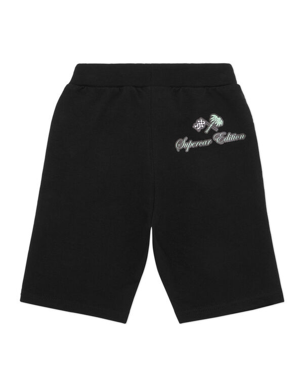 Baggy Fit Shorts Racing Club black/turquoise