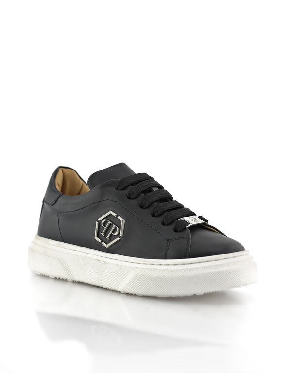 SNEAKERS THE PLEIN ORIGINAL BOX SOLE LACE black