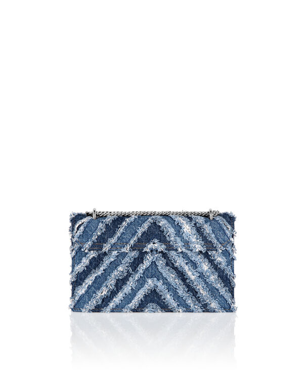 Denim Small Shoulder Bag middle blue