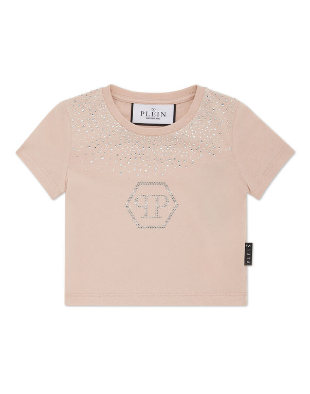 Cropped T-shirt Strass Round Neck SS Hexagon nude pink 1 3693-cropped-t-shirt-strass-round-neck-ss-hexagon-nude-pink-1.jpg