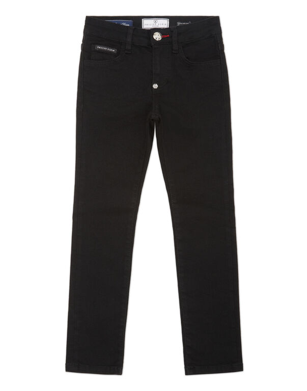 Denim Regular Fit Trousers Summer Night