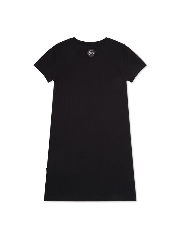 T-shirt Short Dresses Teddy Smile black