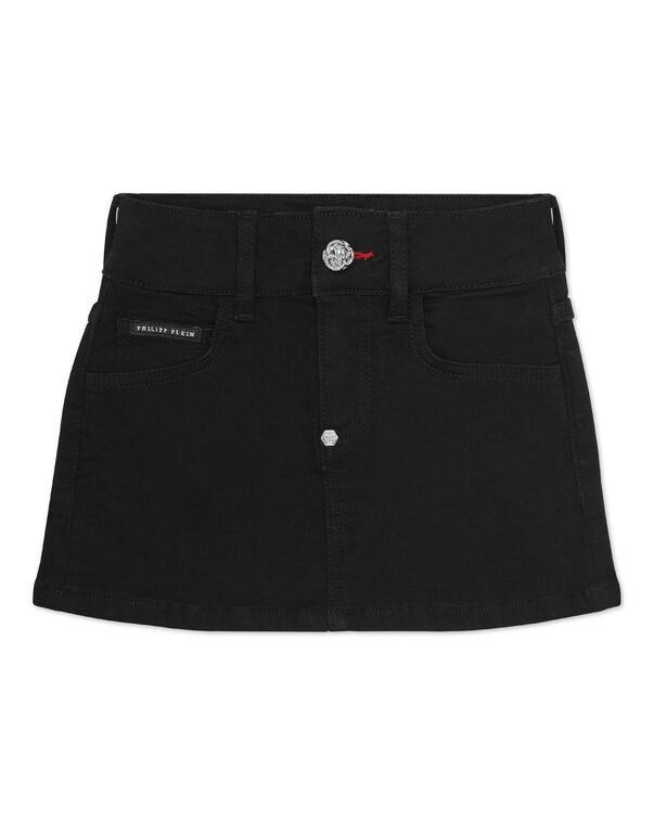 Denim Mini Skirt Summer Night