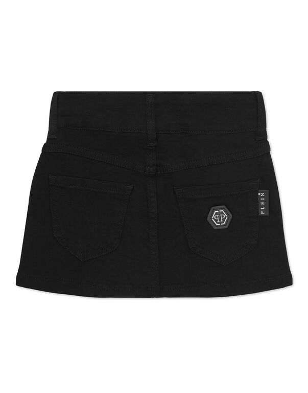 Denim Mini Skirt Summer Night