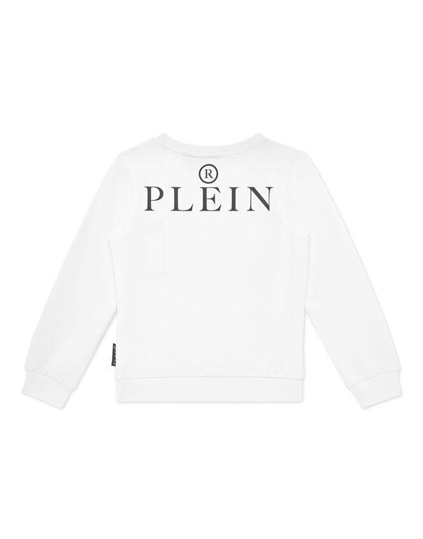 Sweatshirt LS Teddy Bear white