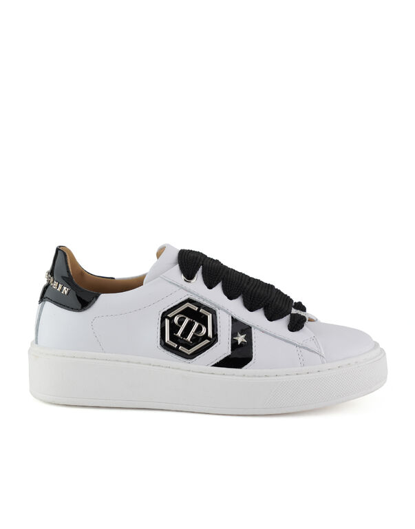 Lo-Top Sneakers Hexagon white / black