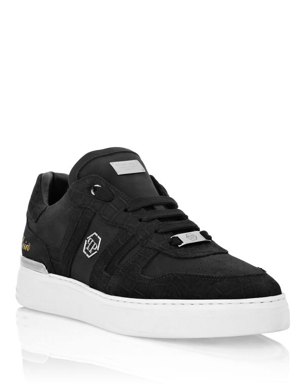Nubuck Low Top Sneakers Cocco black