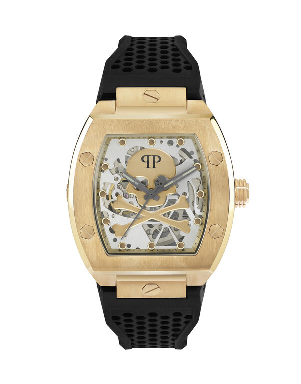 THE $KELETON GOLD WATCH gold