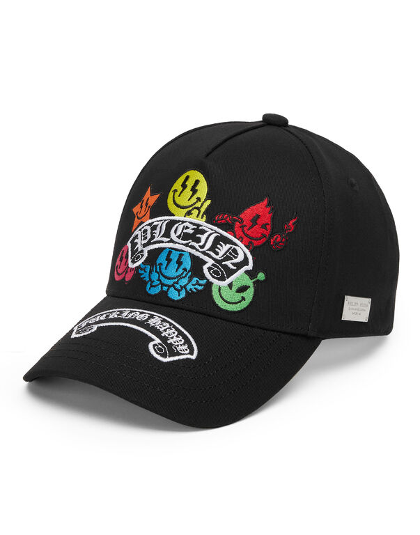 Baseball Cap Smile black
