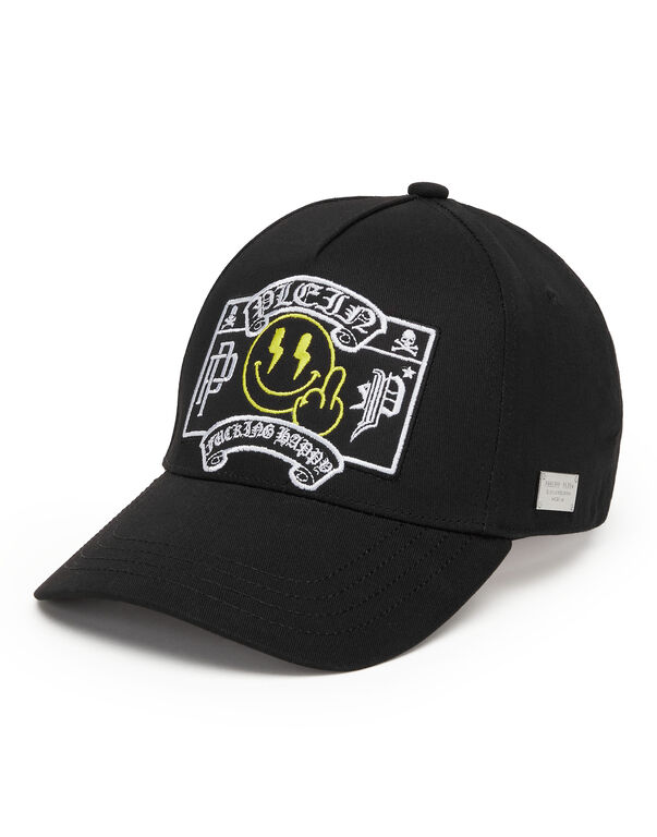 Baseball Cap Smile black