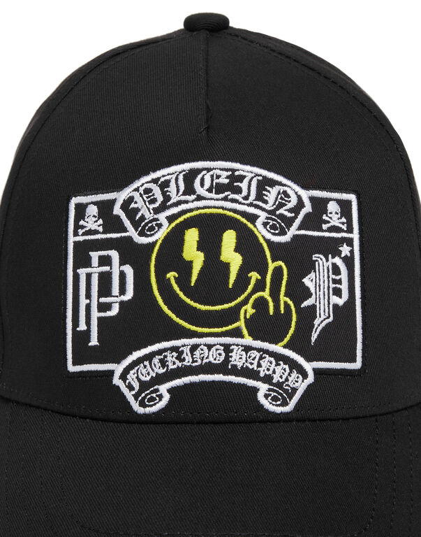 Baseball Cap Smile black