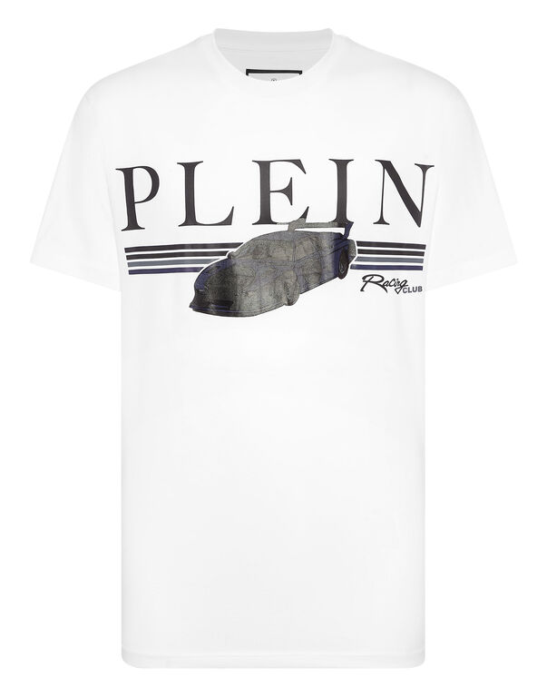 Jersey T-shirt Round Neck SS Cars Racing white